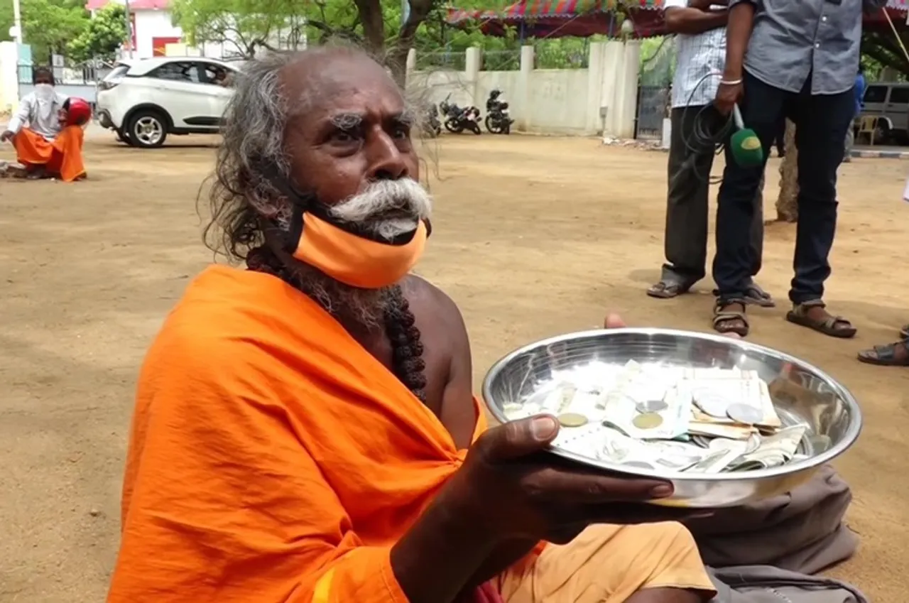Madurai old man donates Rs 10 thousand as corona relief for the third time