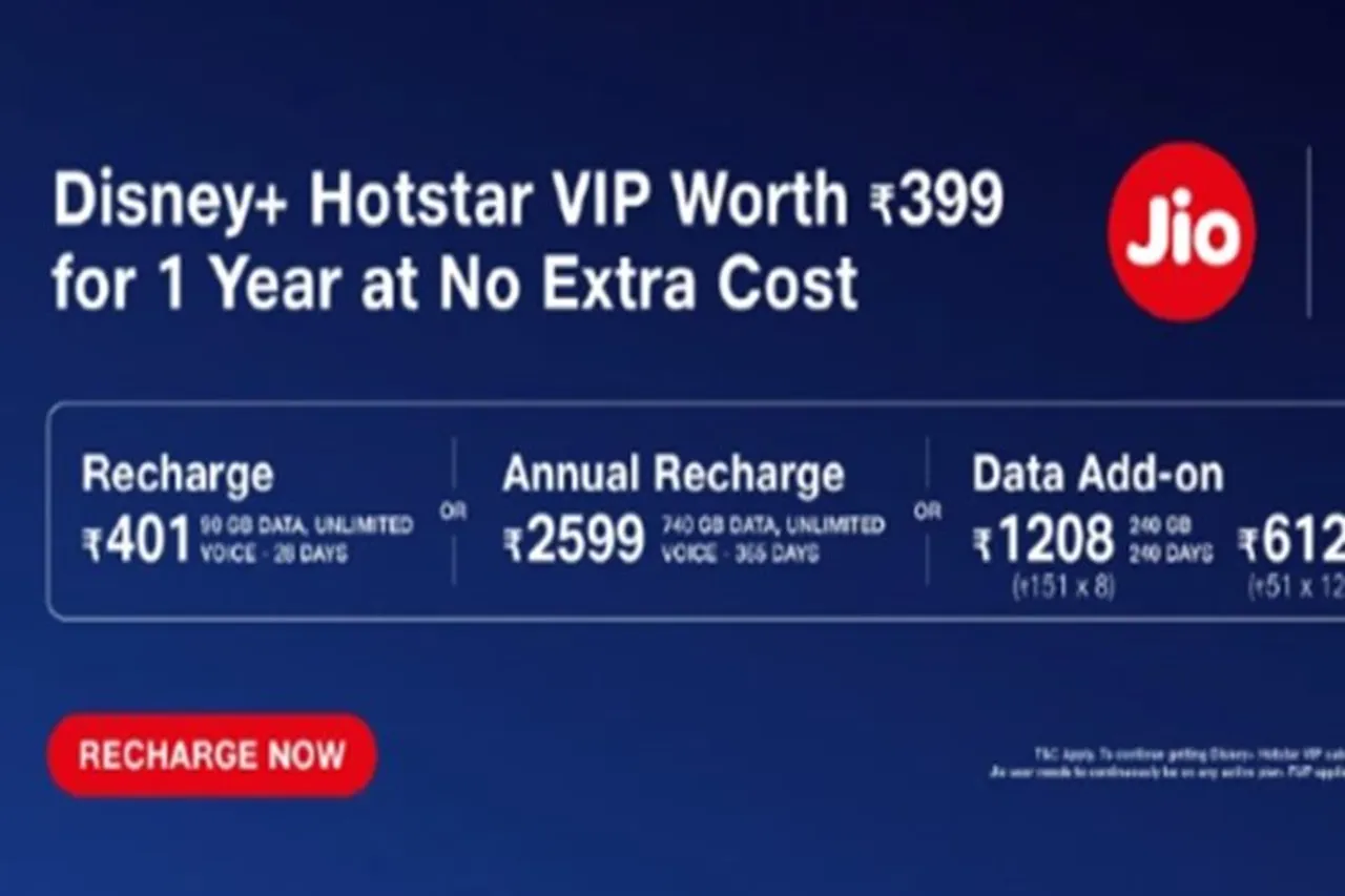 Reliance Jio Disney+ Hotstar