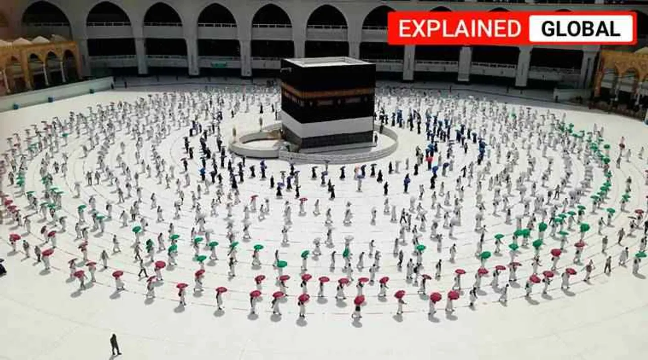 Hajj 2020 is different, how Hajj 2020 is different, why Hajj 2020 is different, ஹஜ் பயணம், ஹஜ் பயணம் 2020, ஹஜ் 2020, ஹஜ் பயணிகள், மெக்கா, சவுதி, hajj pilgrimage, hajj pilgrimage social distancing, hajj pilgrimage 2020, hajj pilgrimage news, tamil indian express