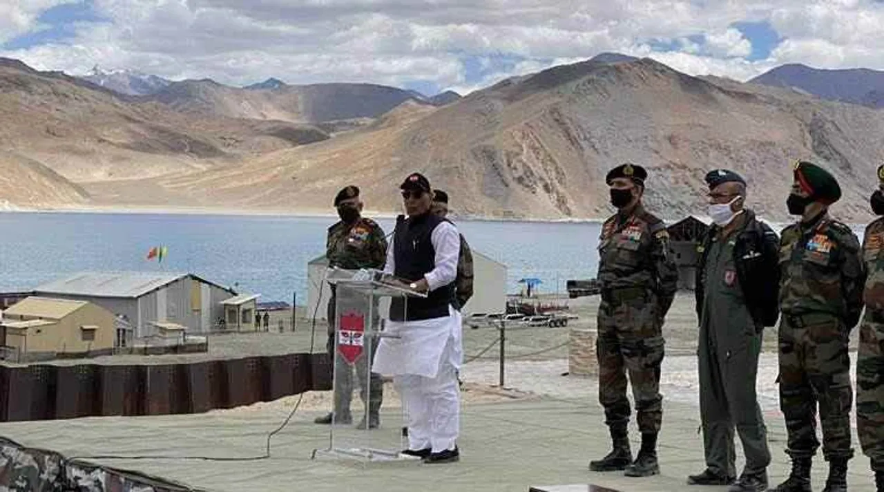 india china, india china border, இந்தியா- சீனா , india china ladakh, india china border face off, india-china, border faceoff, india- china faceoff, rajnath singh, rajnath singh visits lakadh, rajnath singh on border tensions,