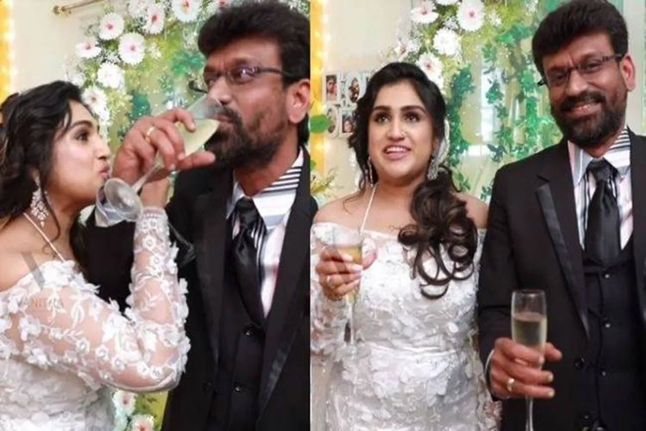 Vanitha Vijayakumar Peter Paul Wedding unseen video