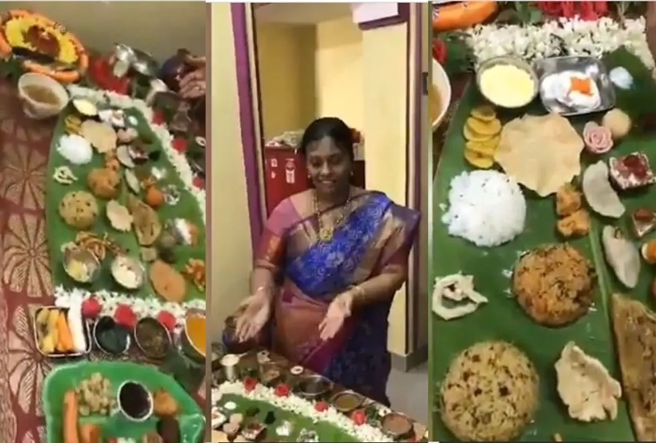 viral video of mother in law surprises her son in law with grand feast of 67 dishes