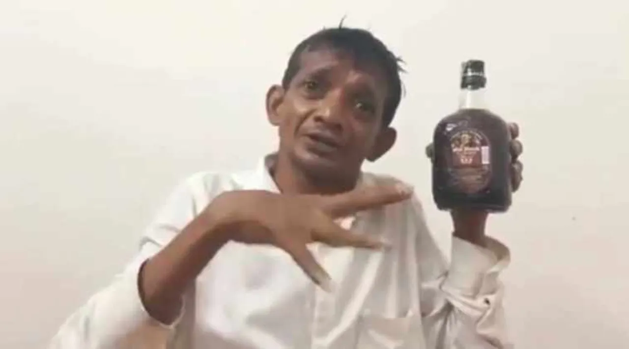 corono virus, medicine, Ravichandra Gatti, Ravichandra Gatti rum eggs viral video, Ravichandra Gatti old monk, congress mla, congress, trending, indian express, indian express news