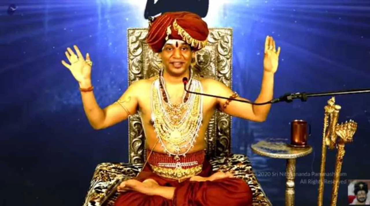 nithyananda, self godman nithyananda, nithyananda created kailaasa country, kailaasa reserve bank, நித்யானந்தா, நித்யானந்தா சர்ச்சை, கைலாசா நாடு, கைலாசா ரிசர்வ் வங்கி, கைலாசா கரன்சி, kailaasa currency, kailaasa president, kailaasa begger, kailaasa, nithyananda controversy, விநாயகர் சதுர்த்தி, ganesh sadhurthy