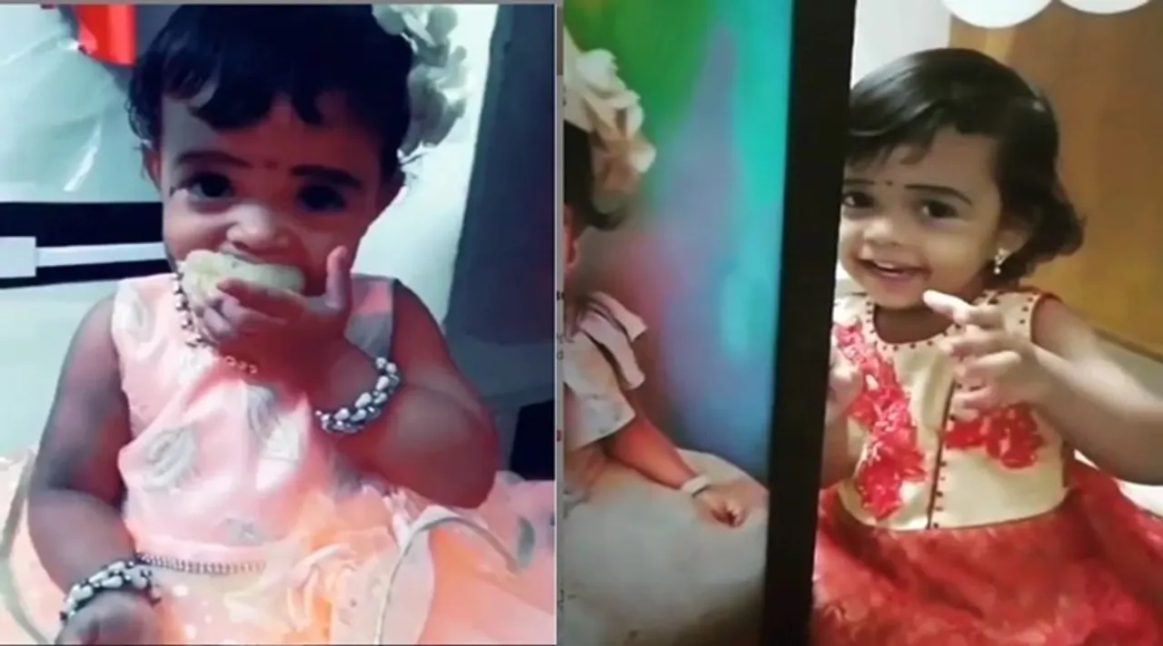 Viral video of dkc baby doing tiktok videos of tamil comedy clips