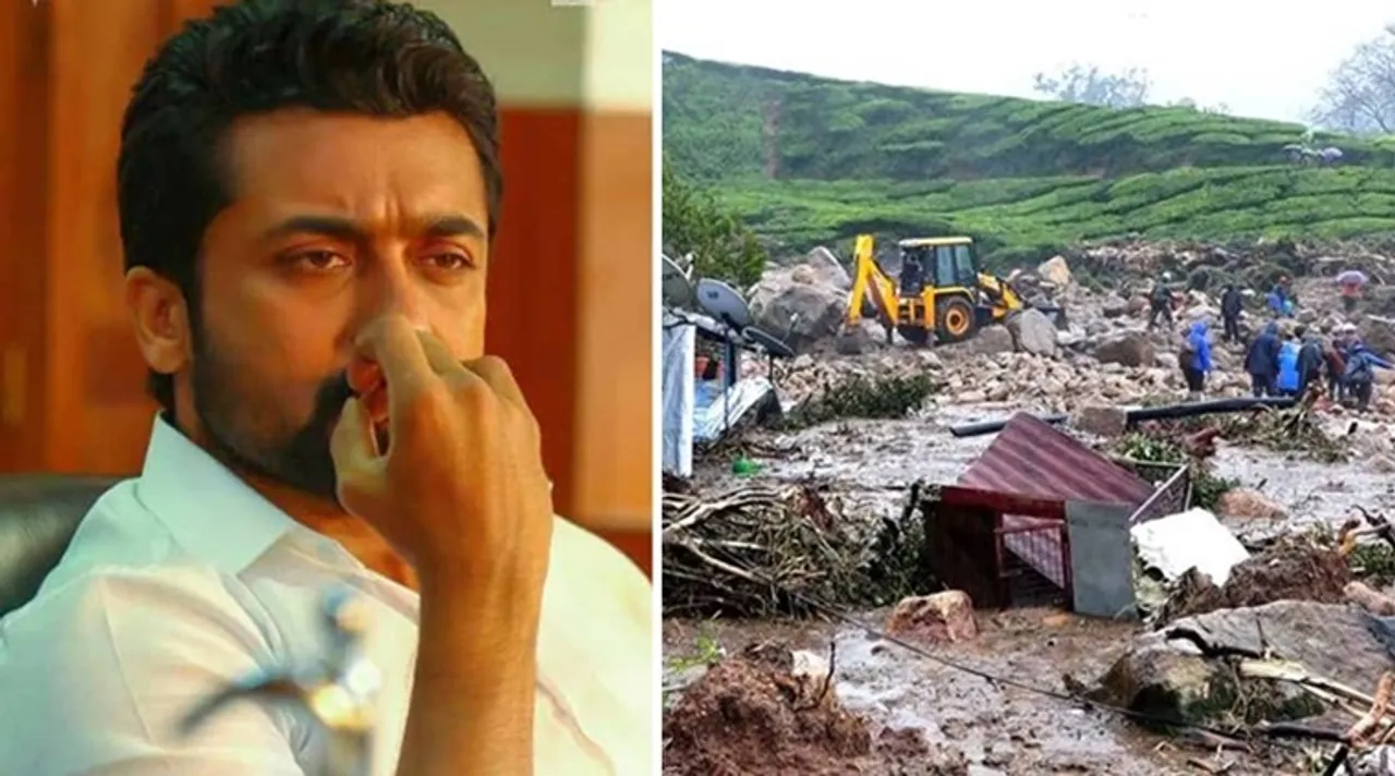 Idukki landslide Actor suriya condolences to those who lost their kin