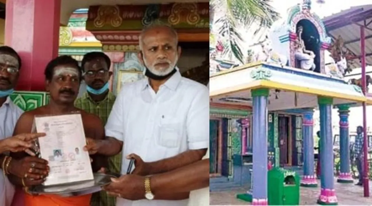 Karaikkal Muslim Man donated his land for temple construction in Puducherry