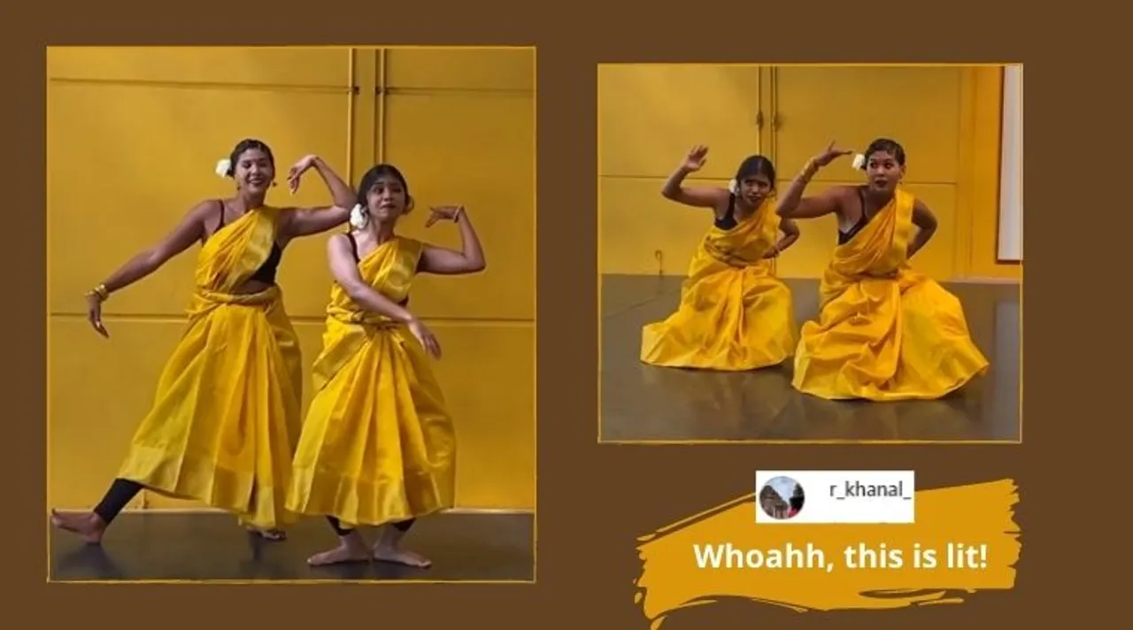 Trending Viral Video of Paris-based duo dancing fusion of hip-hop and Bharatanatyam