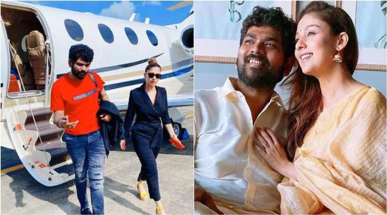 actress nayanthara, director vignesh shivan, onam celebrating photos goes viral, நயன்தாரா, இயக்குனர் விக்னேஷ், ஓணம் பண்டிகை, onam festival, onam nayanthara vignesh shivan romantic photo