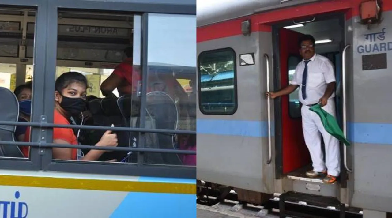 Corona Lockdown Relaxation, Chennai Central Railway Station, Koyambedu Bus Stand Images