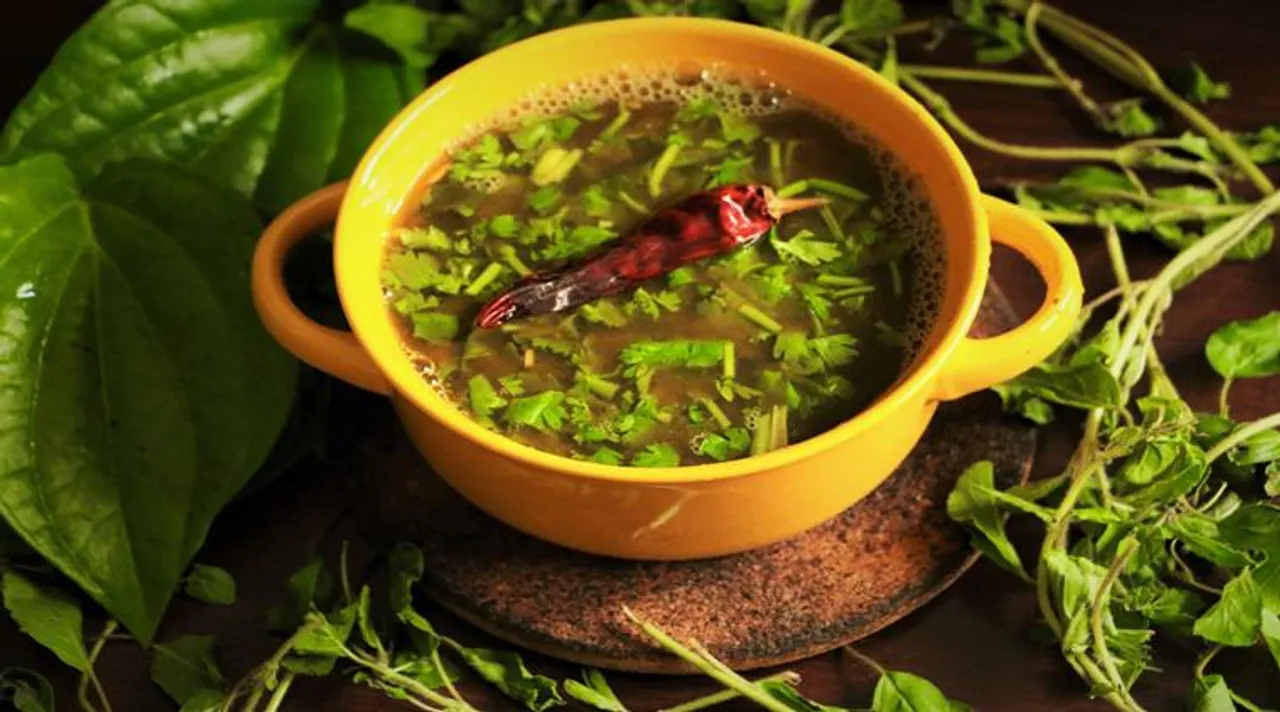 Tulasi Betel Leaf Soup, Thulasi Vethalai Soup