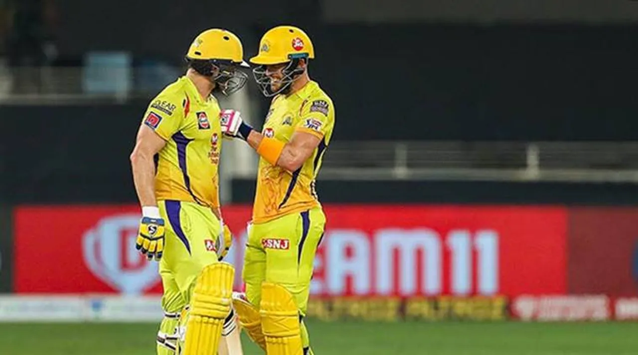 IPL 2020, csk vs kxip, shane watson, du plessis, msd, , chennai super kings