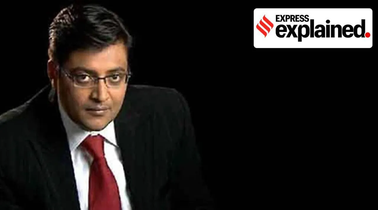 What are chapter proceedings initiated by Mumbai police against Arnab Goswami