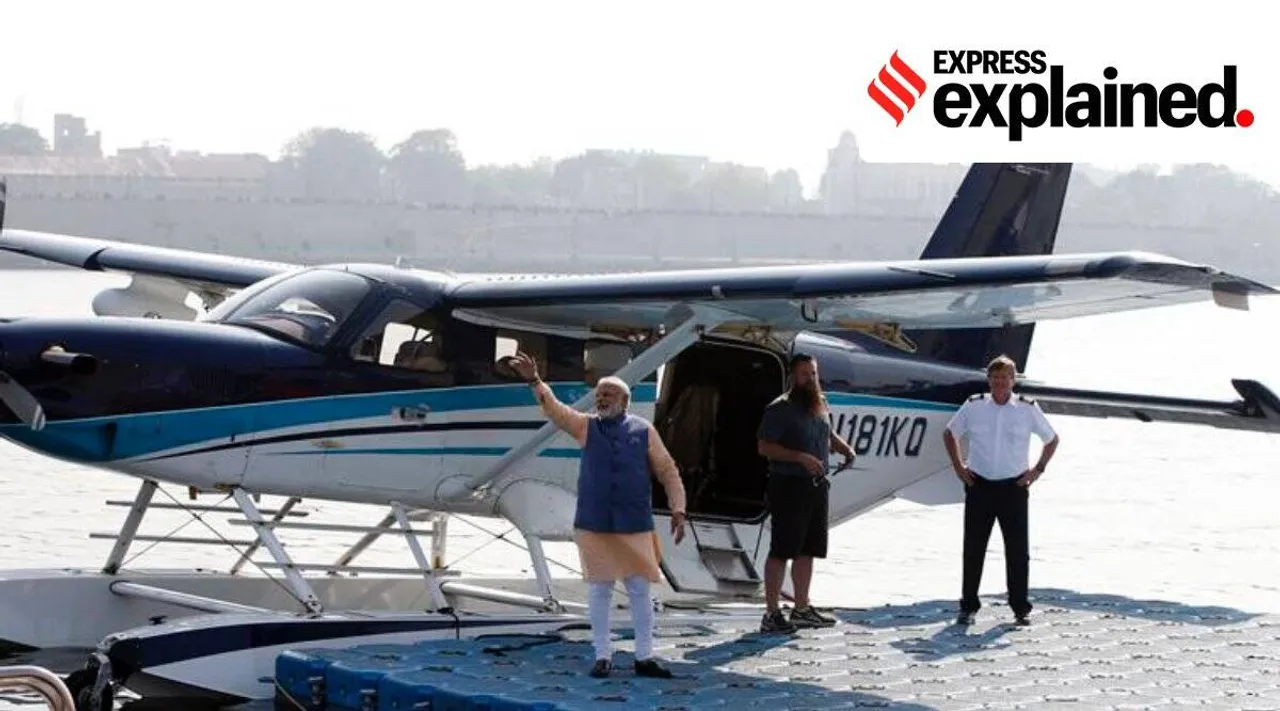 What is India’s first seaplane project and how will it function