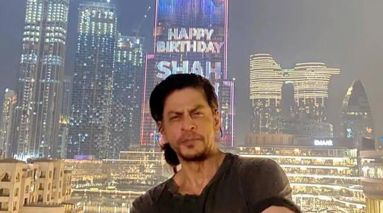 SRK features on Burj Khalifa on 55th birthday