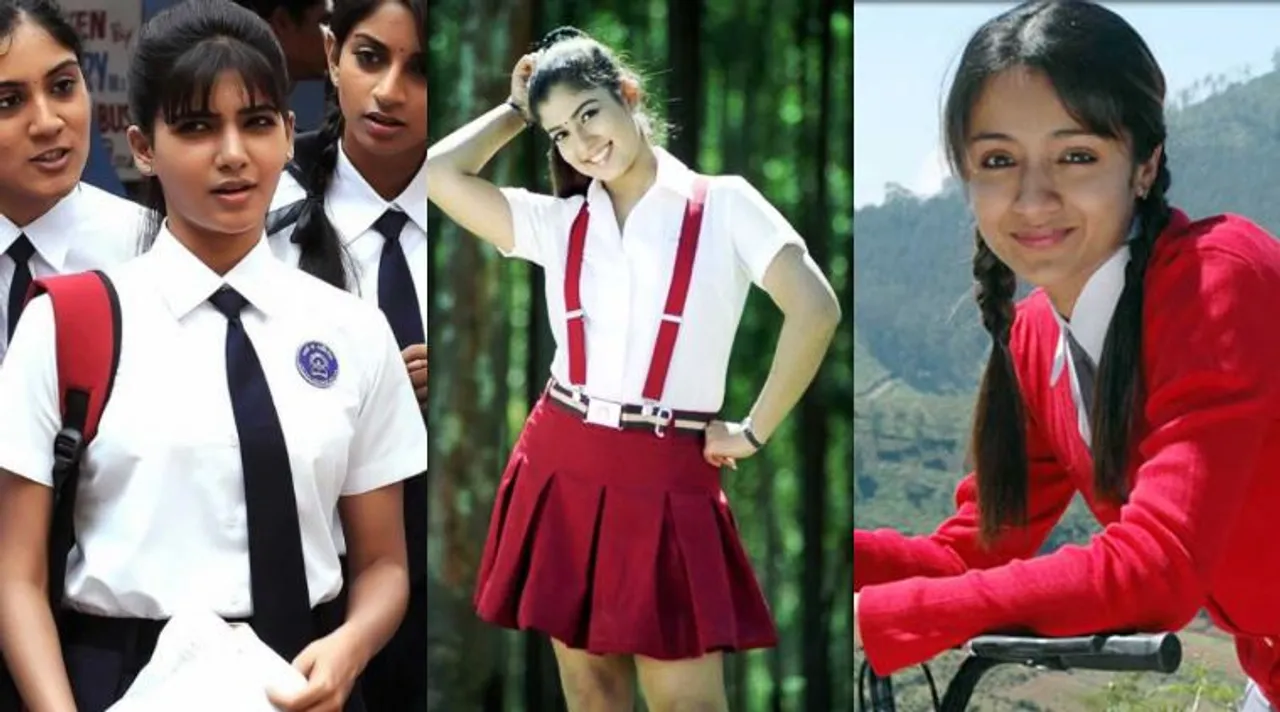 Tamil Cinema Actress in School Uniform