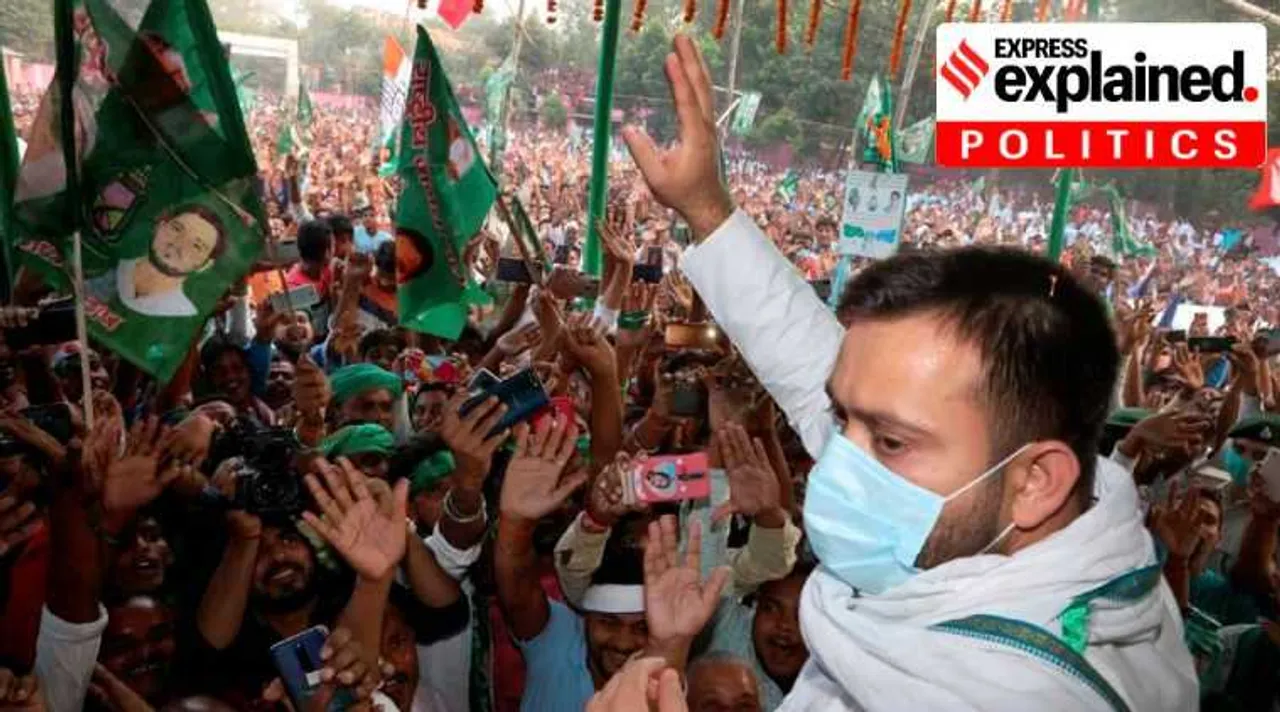 tejashwi yadav, tejwashwi yadav rjd cm candidate, தேஜஷ்வி, பிகார் தேர்தல், ஆர்ஜேடி, tejashwi profile, bihar elections 2020, bihar assembly elections 2020, tamil indian express