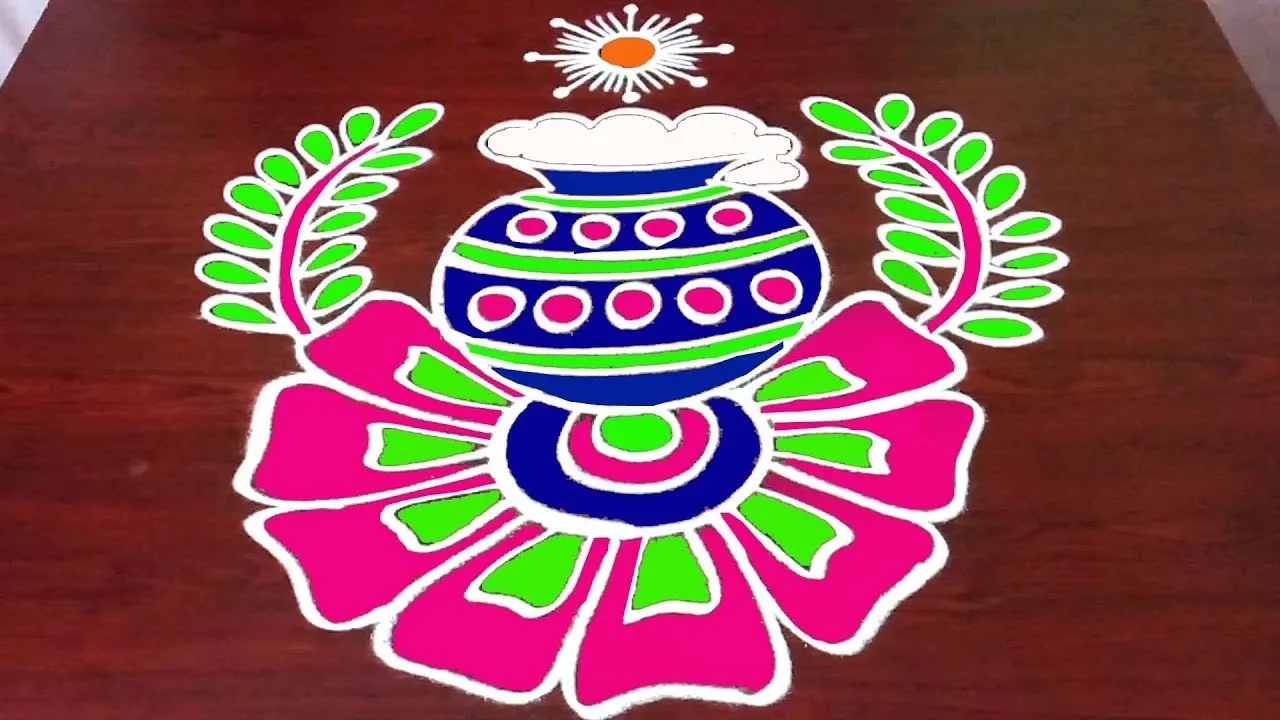 pongal kolam pongal kolam desgin