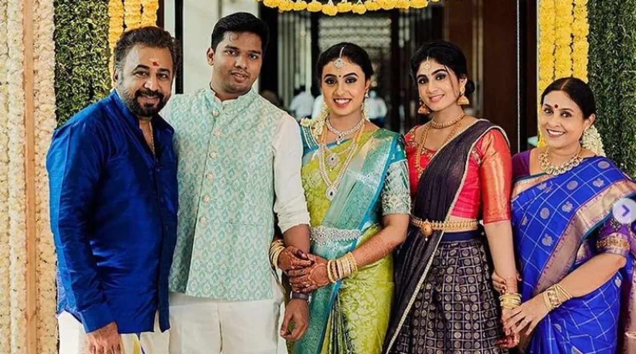 Saranya Ponvannan Daughter Engagement Photos gone Viral Tamil News