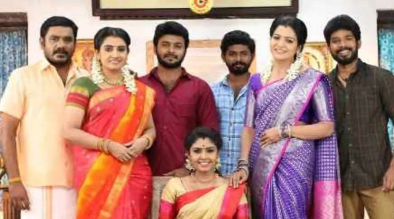 vijay tv, pandian stores, pandian stores serial, vj chitra, kavya, kavya arivumani, barathi kannama serial, பாண்டியன் ஸ்டோர்ஸ், விஜய் டிவி, விஜே சித்ரா, காவ்யா