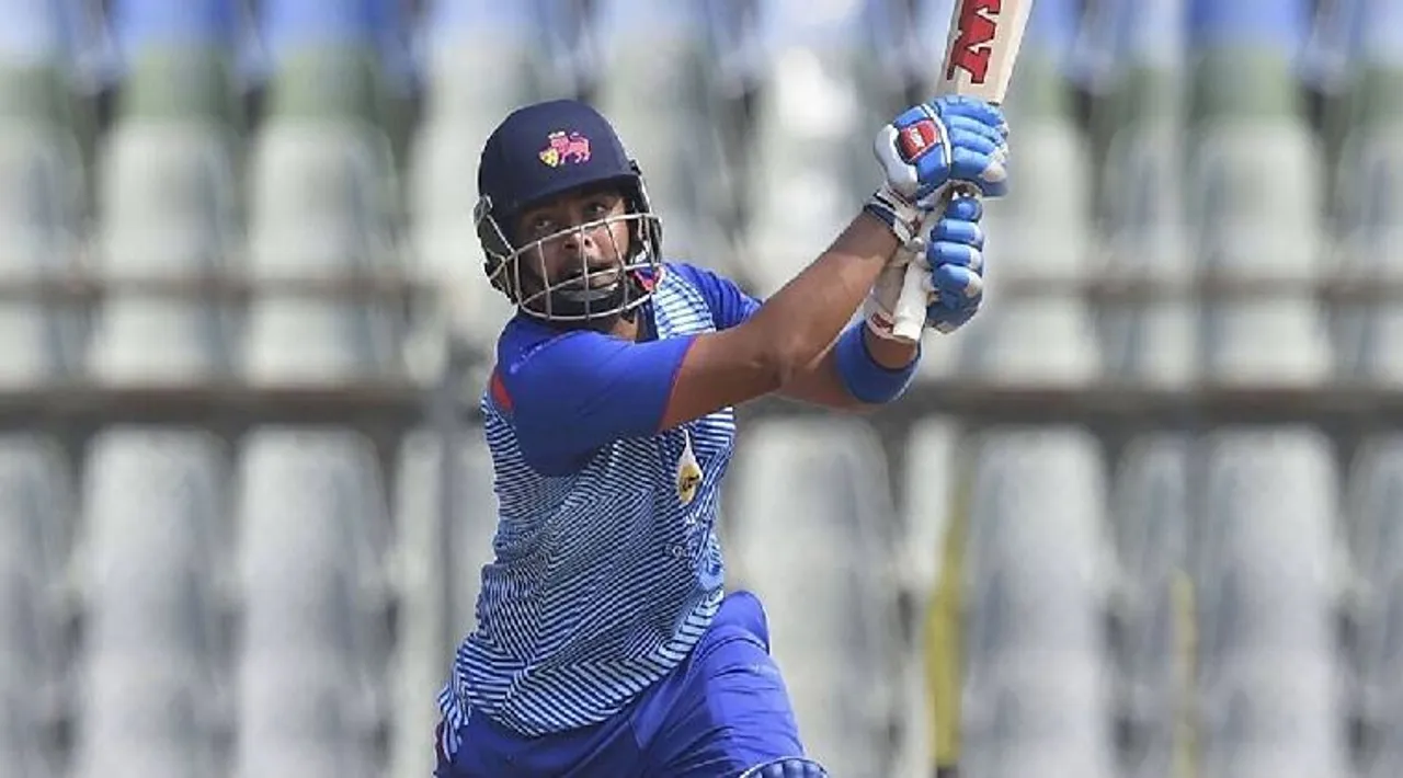 Cricket news in tamil Prithvi Shaw slams highest individual score in Vijay Hazare Trophy