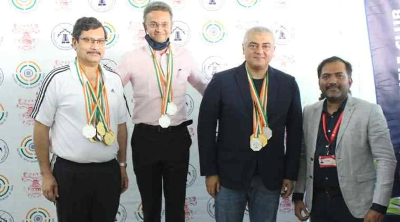 actor ajith, ajith won medals shooting spots, ajith won medal shooting championship, அஜித் துப்பாக்கி சுதல் போட்டியில் வெற்றி, அஜித் குமார், நடிகர் அஜித் குமார், துப்பக்கி சுடுதல் போட்டி, tamil nadu shooting championship competition, chennai rifle association