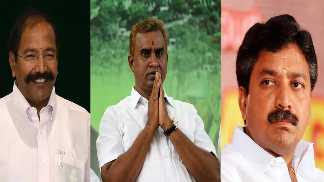 Tamil Nadu Assembly Elections 2021 SP velumani P Thangamani and CV Shanmugam