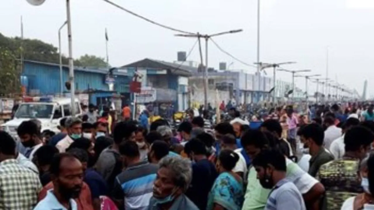 people crowd gathering at kasimedu fish market, சென்னை, காசிமேடு மின் சந்தை, காசிமேடு, பொதுமக்கள் கூட்டம், கொரோனா வைரஸ், People flocking to Kasimedu, coronavirus
