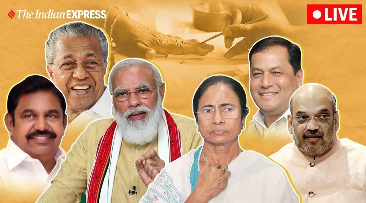 TN, Kerala, Assam, Puducherry, WB Assembly Election Results 2021 Live