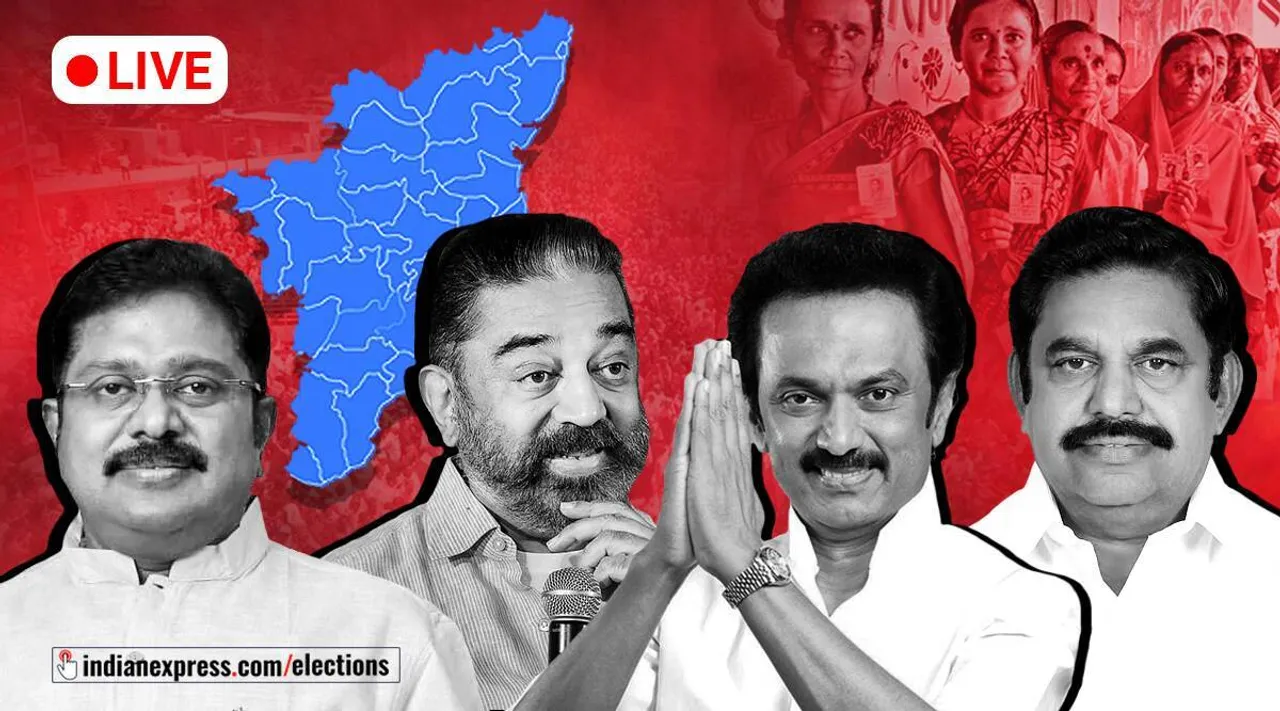 Tamilnadu assembly election 2021: party wise vote percentage in tamil