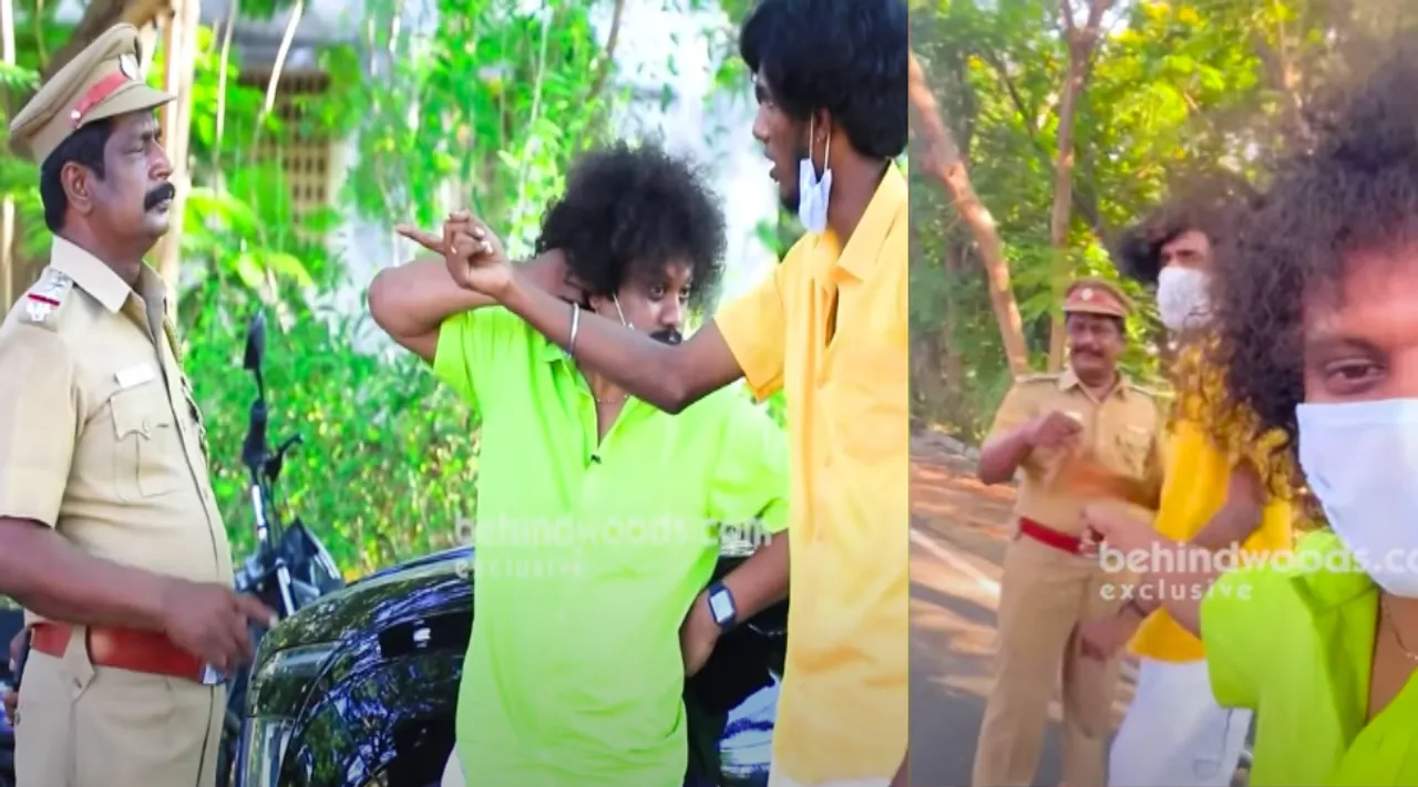 Vijaytv pugazh Tamil News: Cook with comali pugazh and Bala recent prank video with police