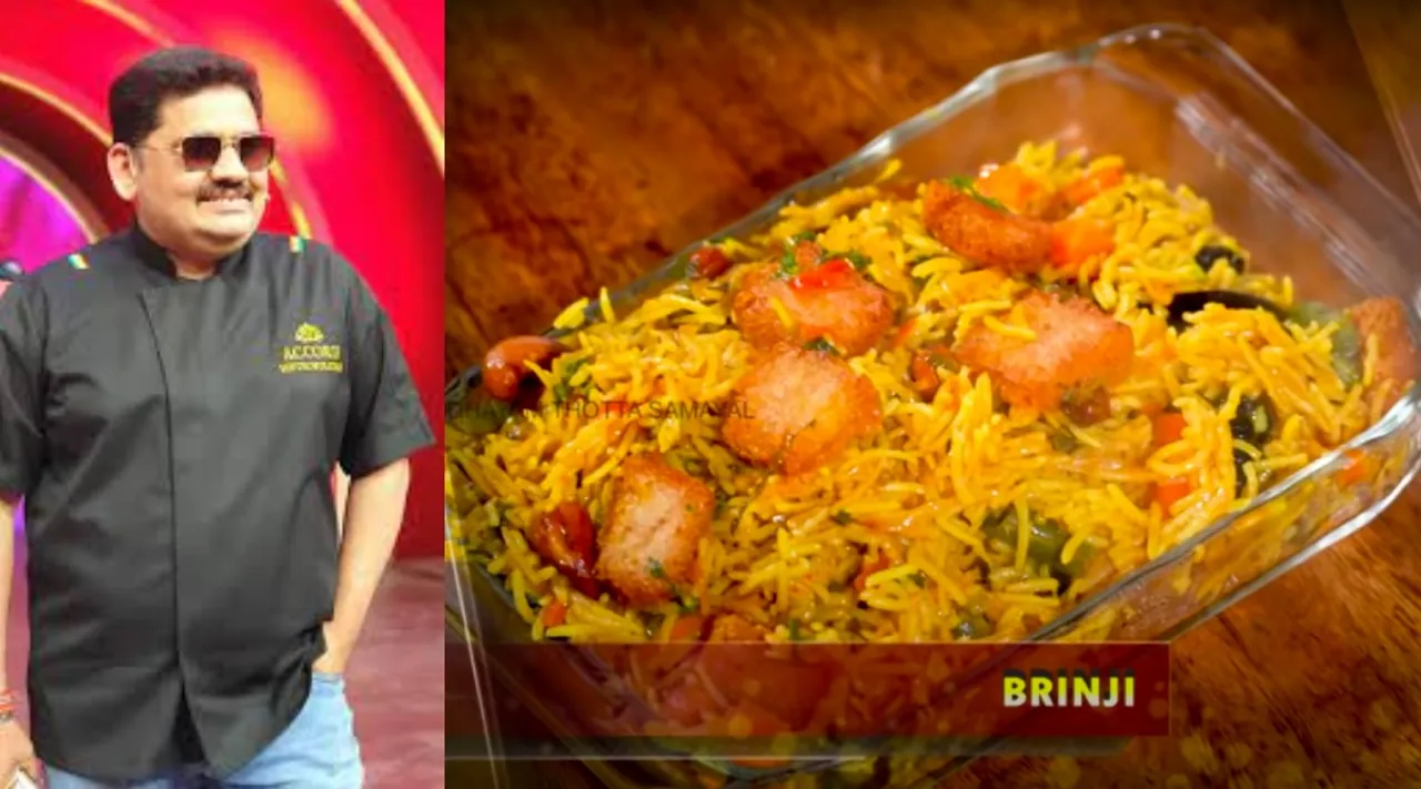 Healthy food Tamil News: Chef Venkatesh Bhat tips on Chennai style Brinji rice