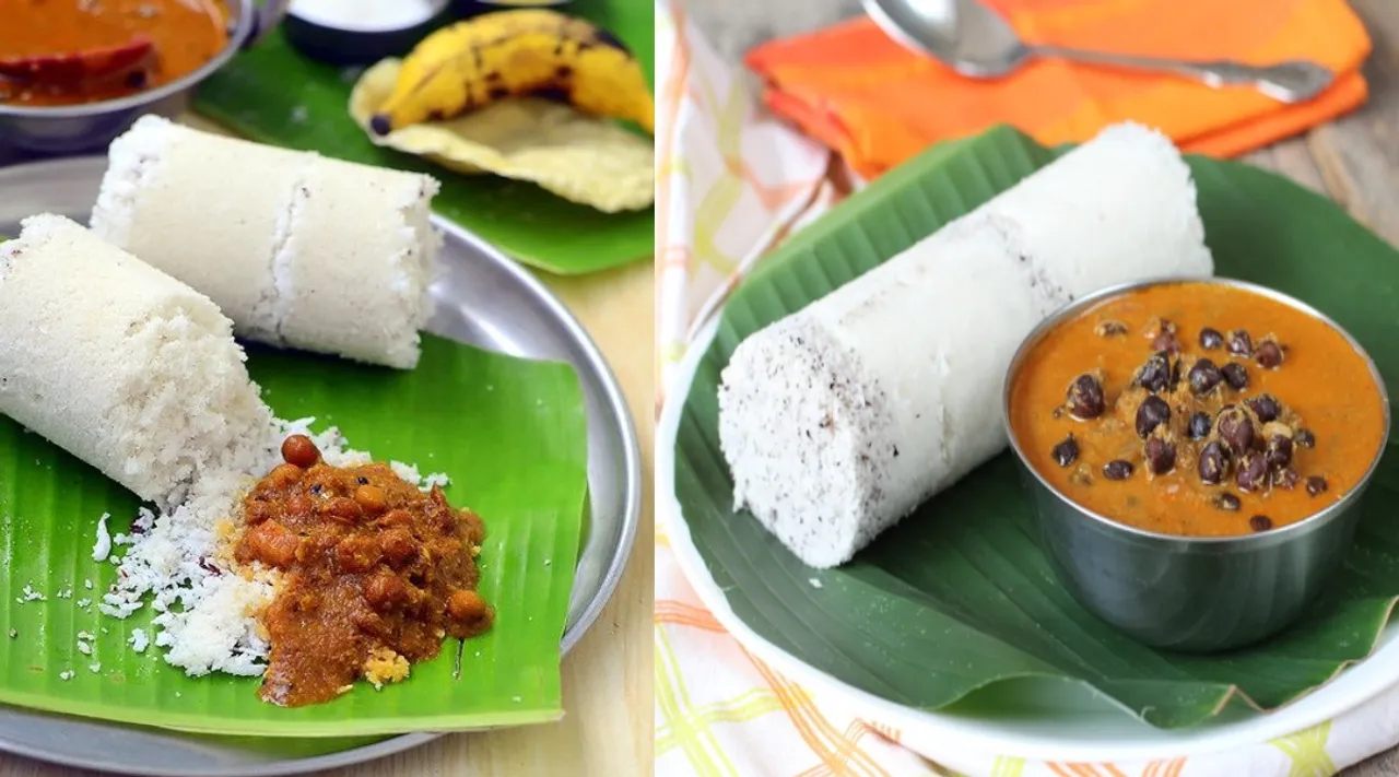 Puttu Kadala Curry Recipe in Tamil: Kerala Special Puttu Kadala Curry making in tamil