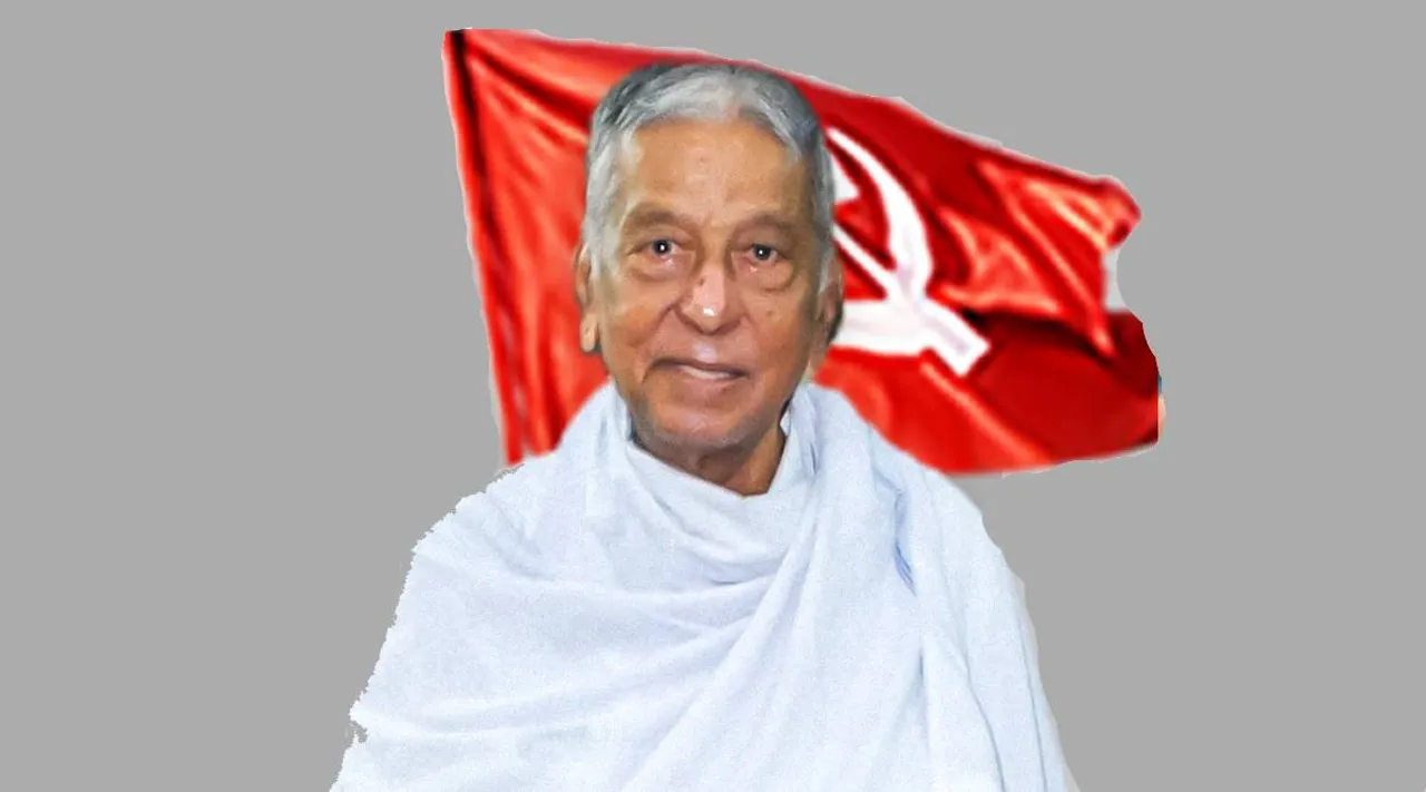 communist leader sankaraiah to receive thagaisal thamizhar award, tamil nadu govt announces thagaisal thamizhar award to n sankaraiah, சங்கரய்யா, தகைசால் தமிழர் விருது, மார்க்சிஸ்ட் கம்யூனிஸ்ட் மூத்த தலைவர் சங்கரய்யா, சங்கரய்யாவுக்கு தகைசால் தமிழர் விருது, மார்சிஸ்ட் கம்யூனிஸ்ட் கட்சி, தகைசால் தமிழர் விருது தொகை 10 லட்சத்தை தமிழக அரசுக்கே அளித்தார் சங்கரய்யா, marxist communist pary senior leader sankaraiha, cpim senior leader n sankaraiah, sankaraiah returns award amount rs 10 lakhs to tn govt, sankaraiah centenary celebration, tamil nadu govt honours sankaraiah