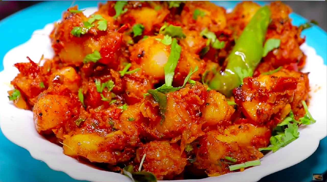 potato masala curry in tamil: simple steps to make potato fry tamil