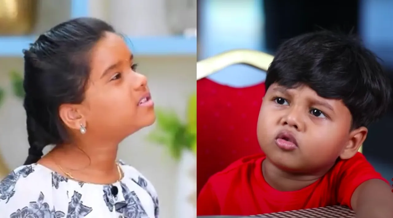 Tamil tv serial news: Bharathi Kannama lisha hema cute dance with thalattu serial kid
