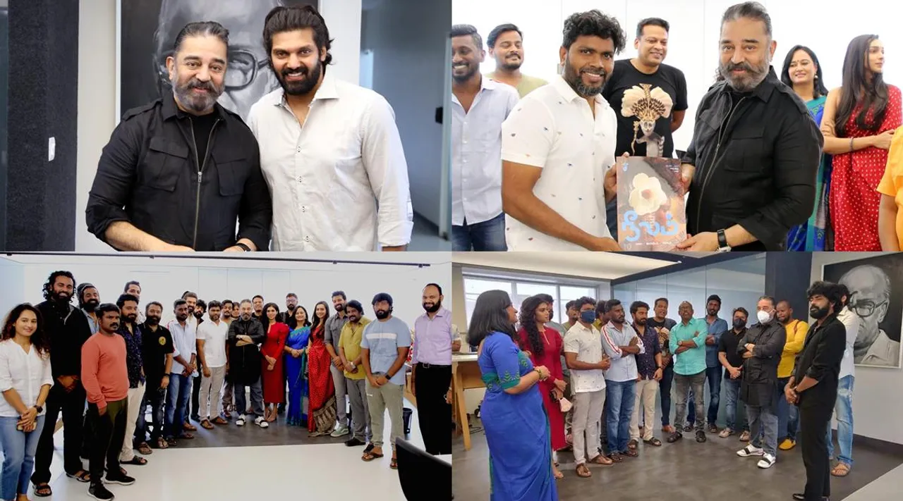 Kamal Haasan meets Sarpatta Paramparai movie team, Kamal Haasan meets Sarpatta Paramparai team, Kamal Haasan meets Arya, Kamal Haasan meets Pa Ranjith, Director Pa Ranjith, Neelam Publications, சார்பட்டா படக்குழுவினரை அழைத்து பாராட்டிய கமல்ஹாசன், பா ரஞ்சித், ஆர்யா, பசுபதி, துஷரா விஜயன், ஷபீர், shabeer, pasupathi, jhon vijay, kalayarasan, kamal haasan, tamil cinema news