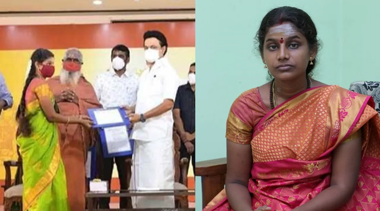 Tamil Nadu's only female odhuvar