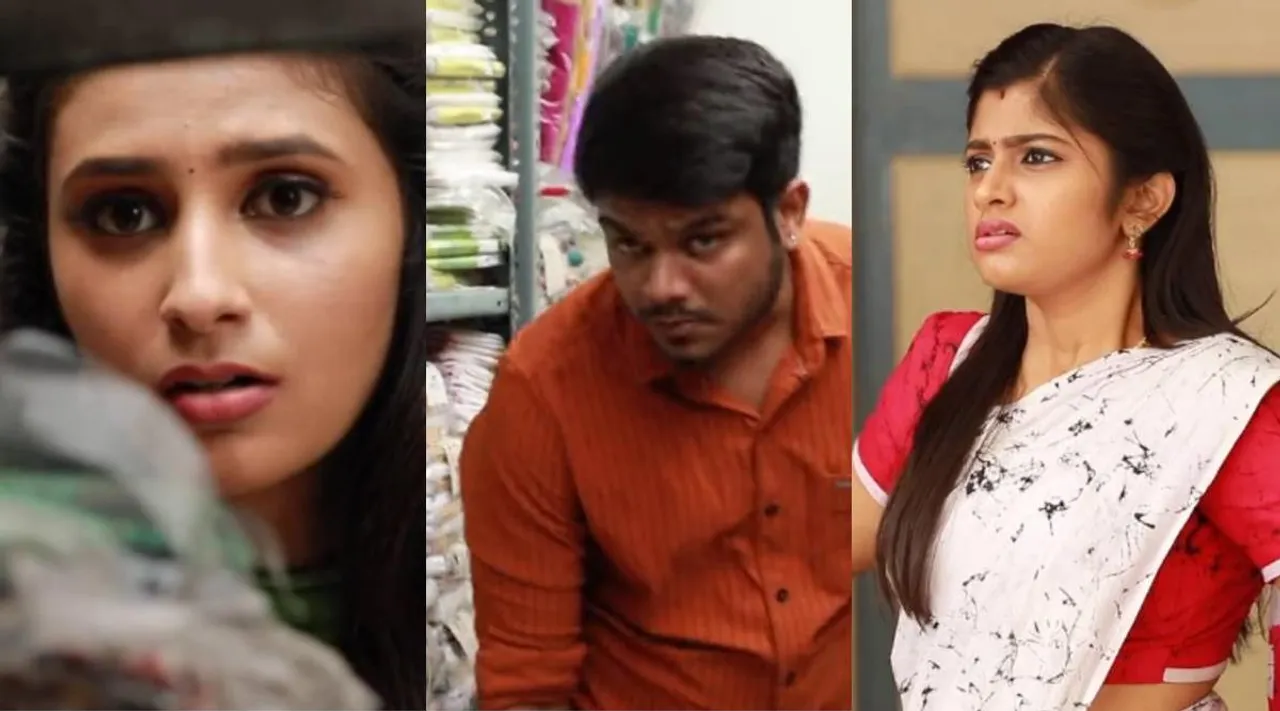 Raja Rani 2 Serial, vijay tv, raja ranai 2 serial today story, archana sets trap for parvathy, விஜய் டிவி, ராஜா ராணி 2 சீரியல், பார்வதியை சதிவலையில் சிக்க வைத்த அர்ச்சனா, சந்தியா, ஆல்யா மானசா, ராஜா ராணி, sandhya tension, vicky comes to do shaming parvathi, saravanan, sandhya, alya manasa, sidhu, parvathi, vaishnavi sundar, vijay tv, tamil serial news, raja rani 2 today episode