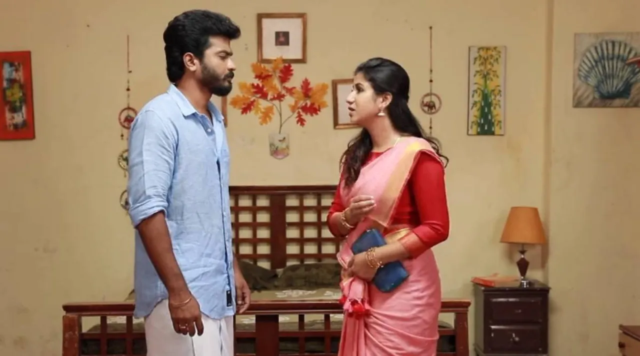 Vijay TV Serial, Raja Rani 2 Serial, Raja Rani 2 Serial today episode, Sandhya Complaint at Saravanan about Parvathy, Alya Manasa, விஜய் டிவி, ராஜா ராணி 2 சீரியல், ராஜா ராணி 2 சீரியல் இன்றைய எபிசோடு, பார்வதி, சந்தியா, சரவணன், சந்தியாவிடம் கோபப்பட்ட சரவணன், Raja Rani 2 serial story, raja rani story today, raja rani 2 serial updates