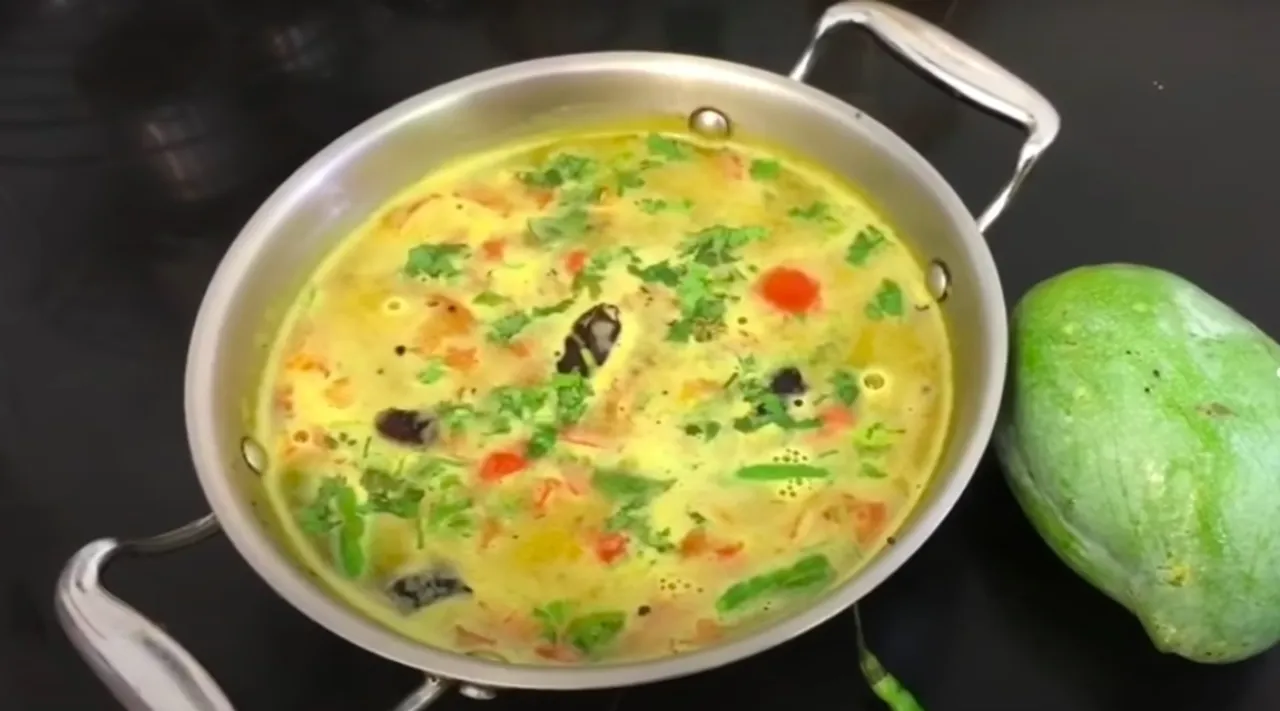 Rasam Recipes in Tamil: Mango Rasam making in tamil