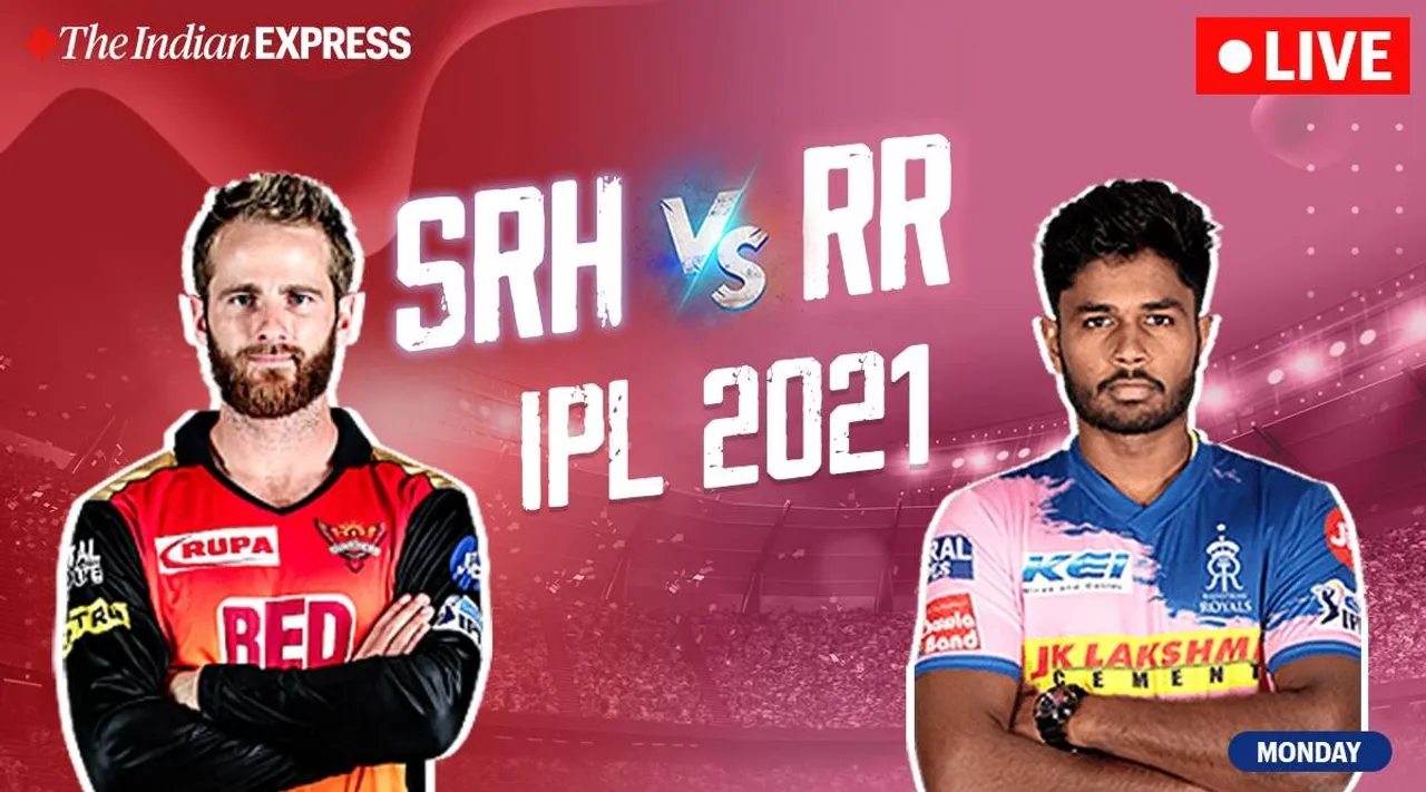 SRH Vs RR Live score in tamil: SRH Vs RR Live Score Updates and match highlights