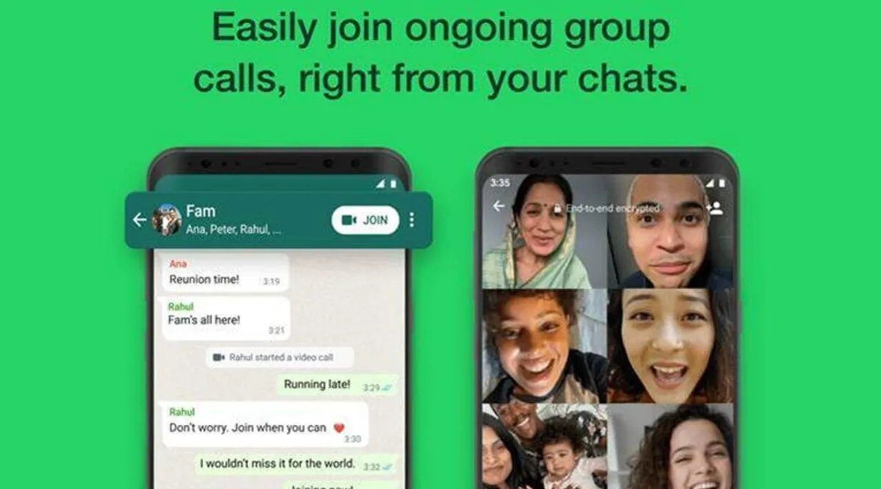 How to join ongoing whatsapp group video voice calls Tamil News