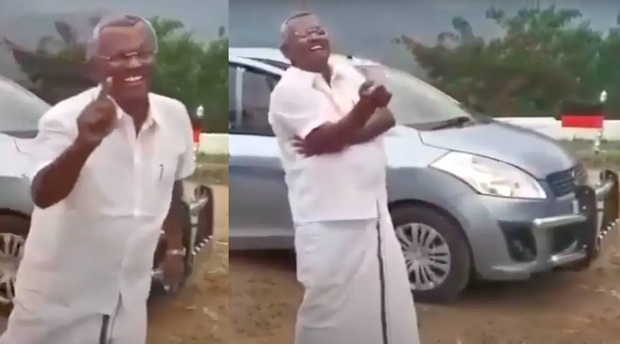 Viral Tamil News: Palani dmk union councillor dancing goes viral