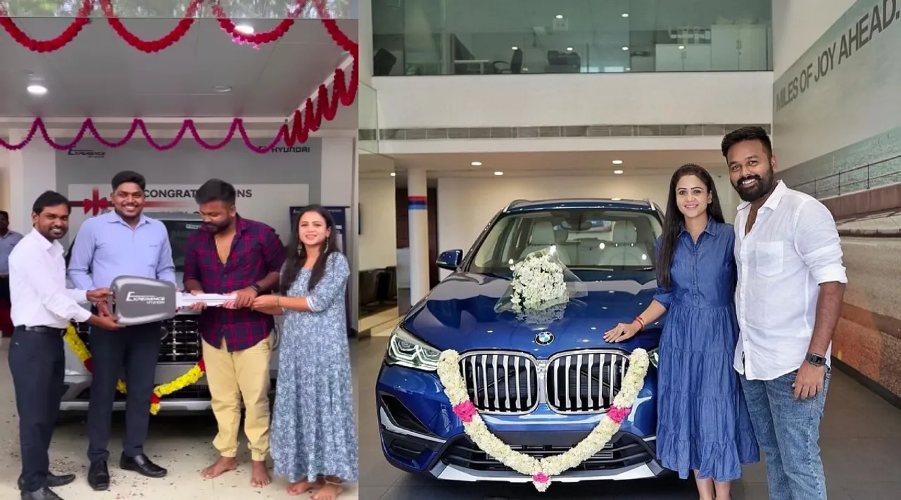 VJ Manimegalai Tamil News: hussain VJ Manimegalai couple buys their 2nd car in a year