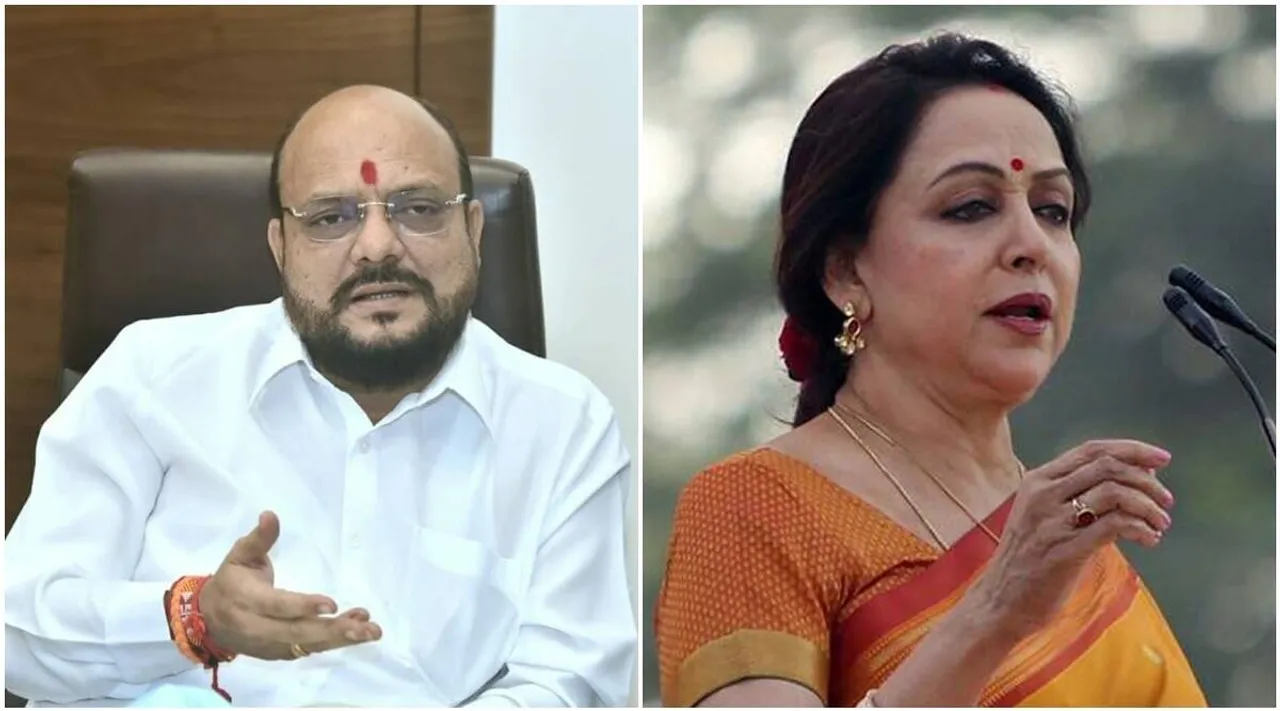 Maharashtra minister apologises for comparing roads with Hema Malini’s cheeks, Hema Malini, BJP, Shiv Sena, NCP, சாலைகளை ஹேமமாலினி கன்னத்துடன் ஒப்பிட்ட அமைச்சர், ஹேம மாலினி, மன்னிப்பு கேட்ட மகாராஷ்டிரா அமைச்சர் குலாப்ராவ் பாட்டீல், சிவசேனா, பாஜக, Maharashtra minister Gulabrao patil, Bodwad Nagar panchayat in Jalgaon district