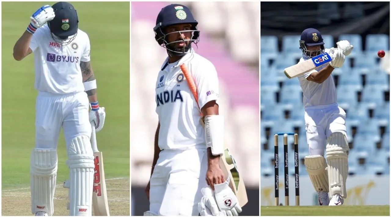 Cricket Tamil News: Kohli, Rahane, and Pujara How contrived to get out again