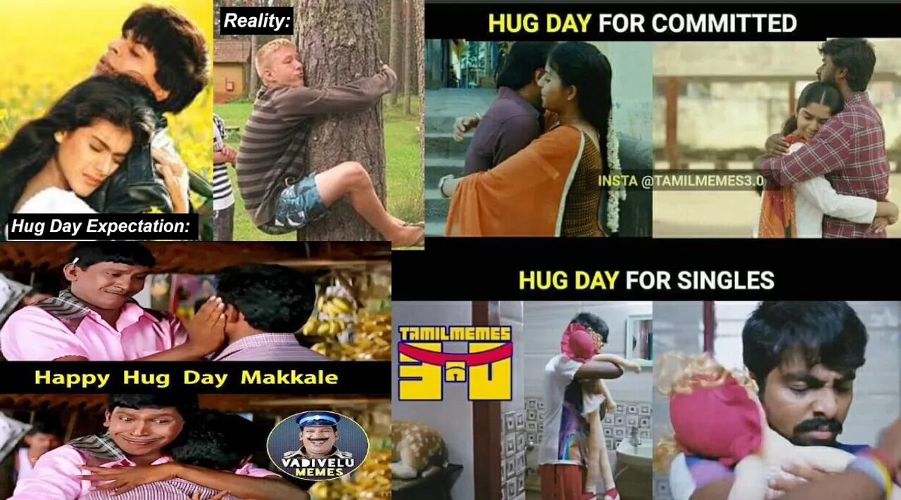 hug day memes tamil