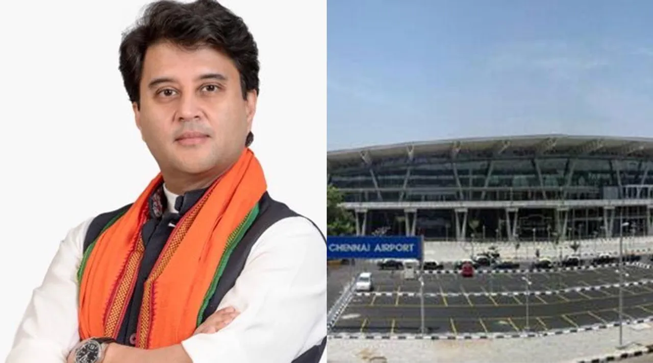 Chennai second airport, chenani second airport update, Civil Aviation Jyotiraditya M Scindia gives update, சென்னையின் இரண்டாவது விமான நிலையம் எங்கே, சென்னையின் இரண்டாவது விமான நிலையம் எப்போது, மத்திய அமைச்சர் ஜோதிராதித்ய சிந்தியா சொன்ன அப்டேட், Union Minister for Civil Aviation Jyotiraditya M Scindia, Chennai second airport project