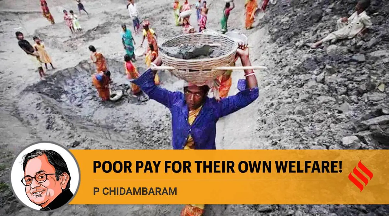 P Chidambaram writes poor pay for their own